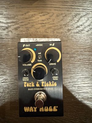 Way Huge WM91 Smalls Pork & Pickle Bass Overdrive & Fuzz 2019 - Present - Black